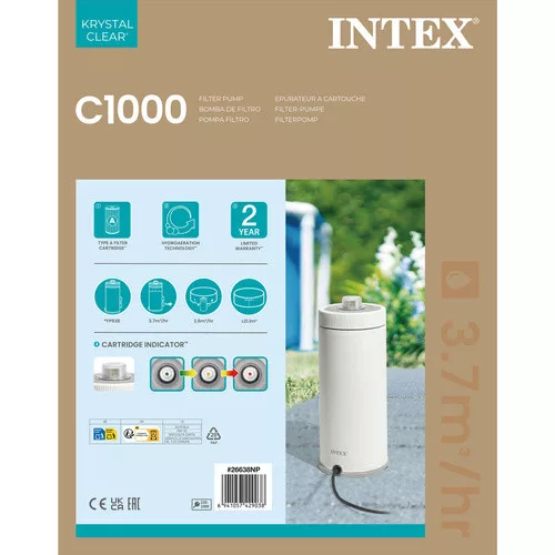 Szűrőszivattyú 3785 l/h INTEX 26638NP