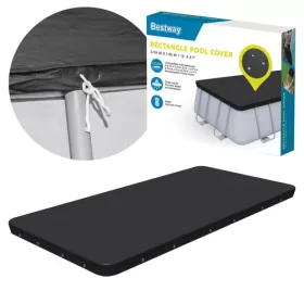 Fedett medencefedés 404x201 BESTWAY58232 kerethez