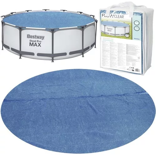 Napelemes medencetakaró 366 cm-es medencéhez - BESTWAY 58242