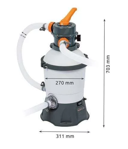 Homokszivattyú medencékhez 3028 l/h BESTWAY 58515