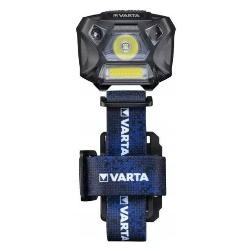 VARTA fejre szerelhető LED zseblámpa Work Flex mozgásérzékelővel H20 150lm 18648 + 3 db R3 (AAA) elemmel