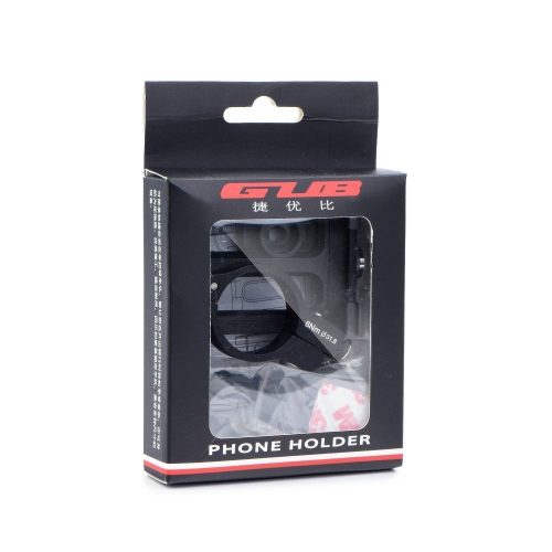 GUB kerékpártartó mobiltelefonhoz G84 ABS fekete