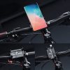 GUB kerékpártartó mobiltelefonhoz G81 alumínium, fekete