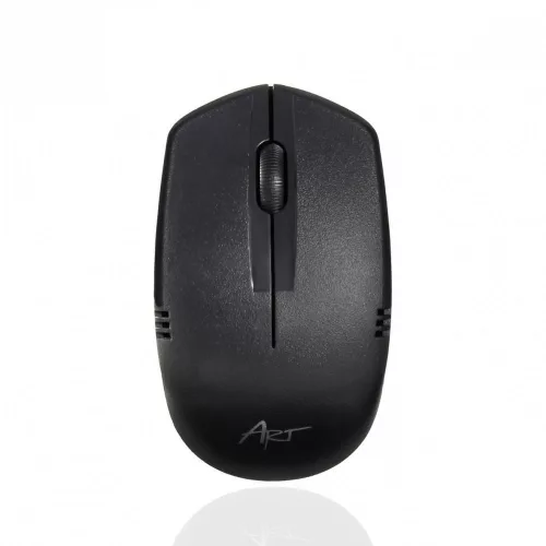 ART vezeték nélküli számítógép szett QWERTY billentyűzet + egér + egérpad 2.4G AK-48A fekete