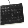 ART vezetékes billentyűzet USB A QWERTY könnyű, vékony AK-20 fekete