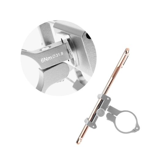 GUB kerékpártartó mobiltelefonhoz G85 alumínium ezüst