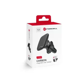   Forcell F-Grip Carbon H-CT325 mágneses autós telefontartó szellőzőnyíláshoz, fekete