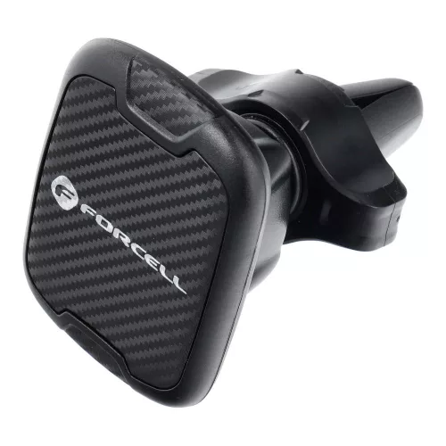 Forcell F-Grip Carbon H-CT325 mágneses autós telefontartó szellőzőnyíláshoz, fekete