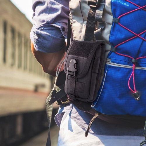 TRAVEL univerzális öv-/hátizsáktok, fekete