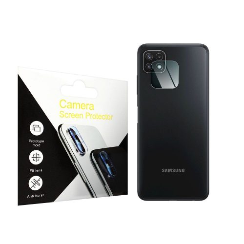 Hátsó kameralencse védő edzett üveg - Samsung A226B Galaxy A22 5G - transparent