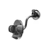 Forcell F-Grip Oval autós telefontartó, 17 cm, szélvédőre / műszerfalra / szellőzőnyílásra rögzíthető, fekete