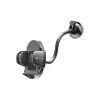 Forcell F-Grip Oval autós telefontartó, 27 cm, szélvédőre / műszerfalra / szellőzőnyílásra, fekete
