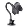 Forcell F-Grip Oval autós telefontartó, 27 cm, szélvédőre / műszerfalra / szellőzőnyílásra, fekete