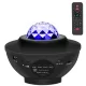 STARS LED / Disco projektor bluetooth hangszóróval + távirányítóval + USB BTM0504 / HD-SPL fekete