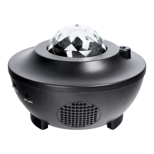 STARS LED / Disco projektor bluetooth hangszóróval + távirányítóval + USB BTM0504 / HD-SPL fekete