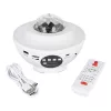 STARS LED / Disco projektor bluetooth hangszóróval + távirányítóval + USB BTM0504-B / HD-SPL fehér