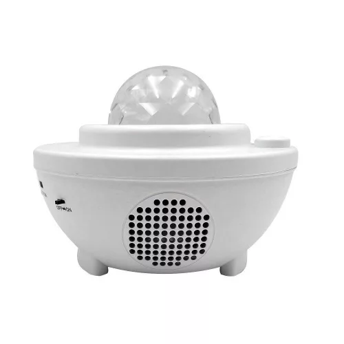 STARS LED / Disco projektor bluetooth hangszóróval + távirányítóval + USB BTM0504-B / HD-SPL fehér