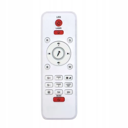 STARS LED / Disco projektor bluetooth hangszóróval + távirányítóval + USB BTM0504-B / HD-SPL fehér