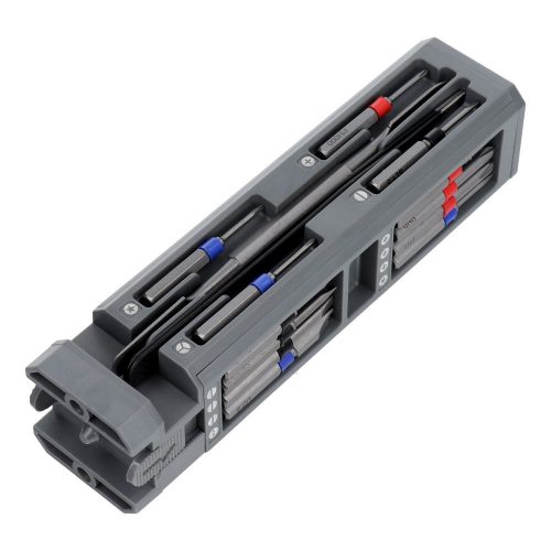 Szerviz csavarhúzó készlet, 30 az 1-ben alumínium bitekkel