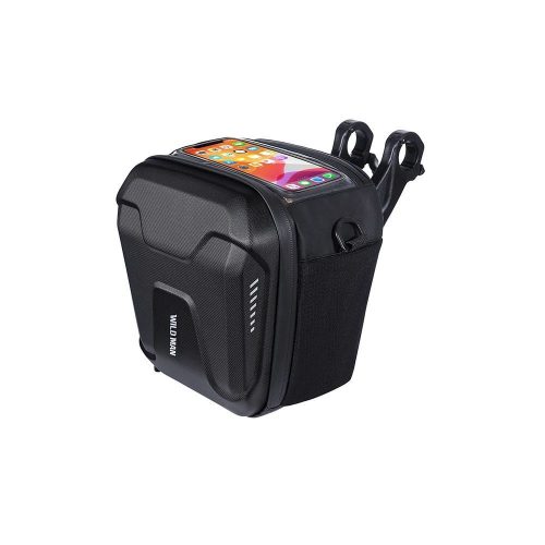 WILDMAN utazótáska kerékpár kormányra cipzárral WILDMAN GS9 3L vlack