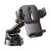 Forcell F-Grip Guardian autós telefontartó szélvédőre / műszerfalra, fekete