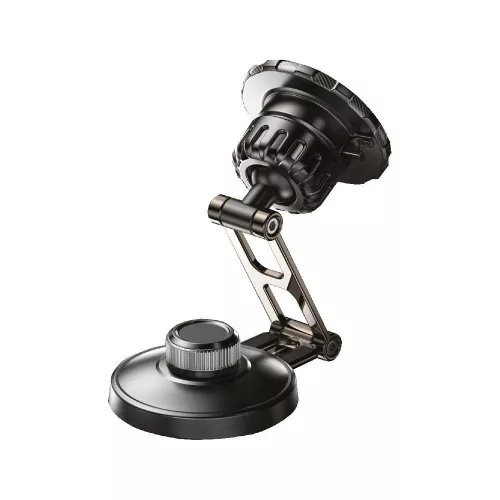 Forcell F-Grip IronSecure mágneses autós telefontartó szélvédőre / műszerfalra, fekete