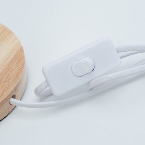 Asztali lámpa éjjeli lámpa toll alakú Art Deco piros CBDPH