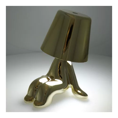 Asztali éjjeli lámpa GOLD MAN Art Deco ülőke (6-os verzió) MLTL