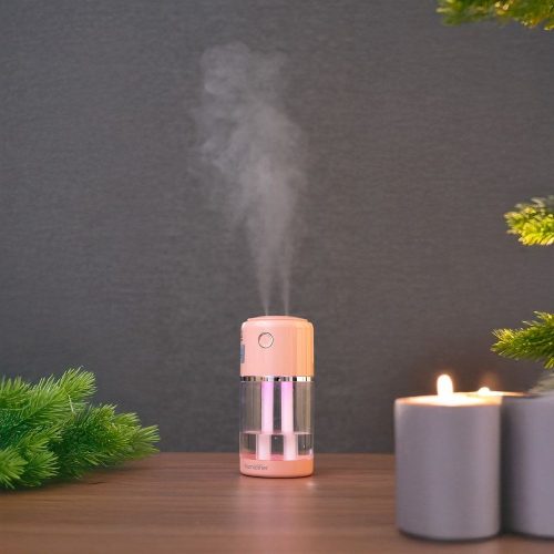 Aromaterápiás gép / párásító / diffúzor H10 rózsaszín