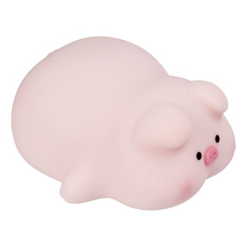 Art Deco stílusú asztali lámpa éjjeliszekrényhez, Malacka mintával