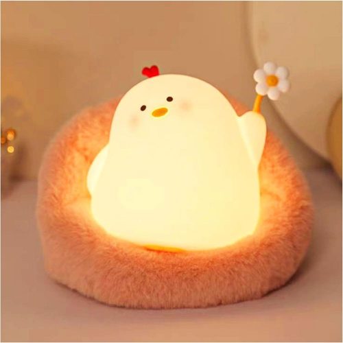 Asztali éjjeli lámpa Csirkés Art Deco stílusú