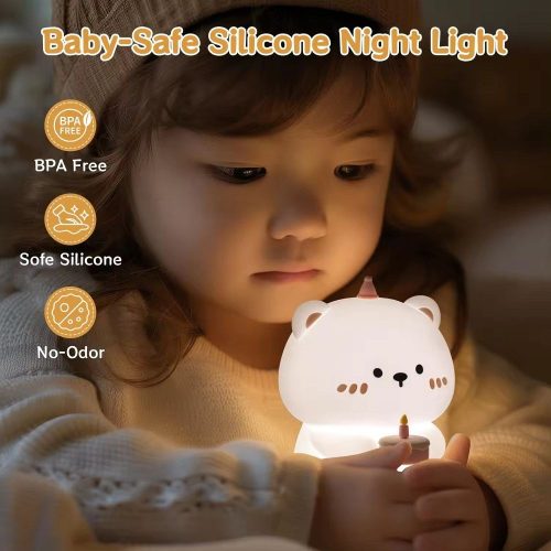 Asztali lámpa éjjeliszekrény születésnapi mackó art deco stílusú