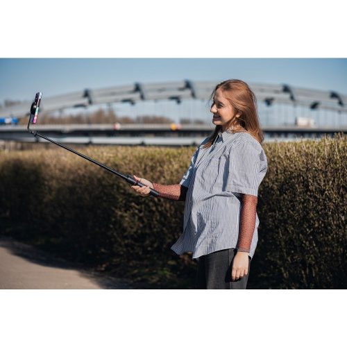 FORCELL F-GRIP MagSelfie S100M szelfibot vezeték nélküli távirányítóval, fekete