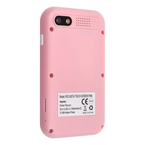 Játékkonzol gyerekeknek érintőképernyővel 2.8" KDC-0027A rózsaszín