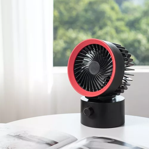 USB A csatlakozón keresztül működő asztali ventilátor LLD-F87U fekete