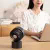 USB A csatlakozón keresztül működő asztali ventilátor LLD-F87U fekete
