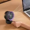 USB A csatlakozón keresztül működő asztali ventilátor LLD-F87U fekete