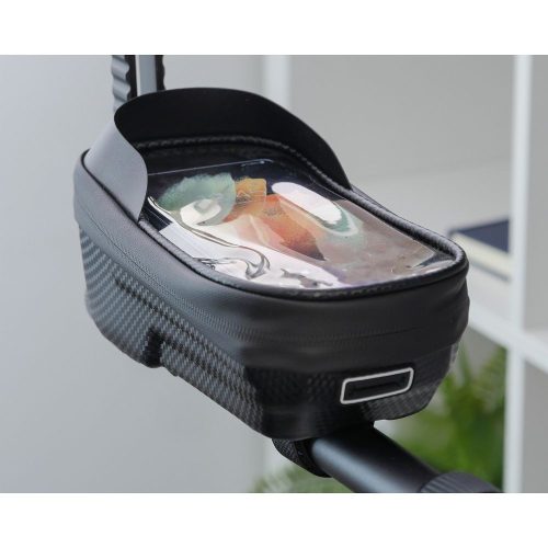 Kerékpár váztáska vízálló cipzárral FSBFB-451 fekete