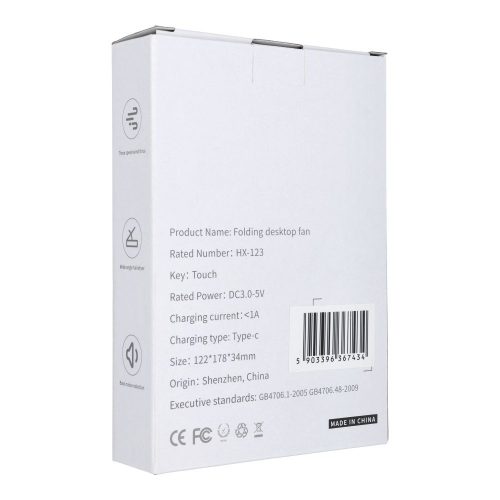 Asztali ventilátor HX-123 sötétkék