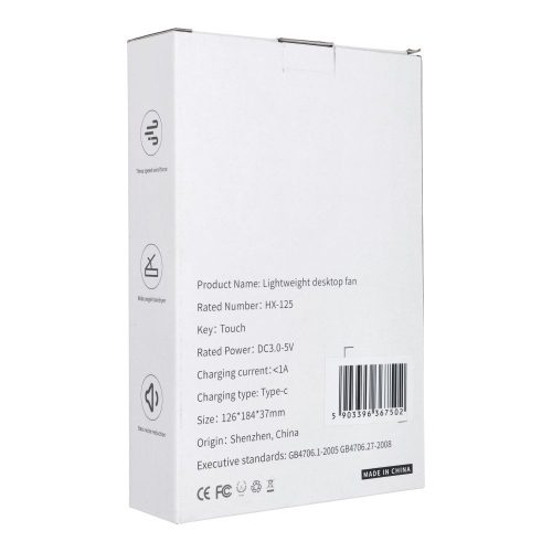 Asztali ventilátor HX-125 sötétkék