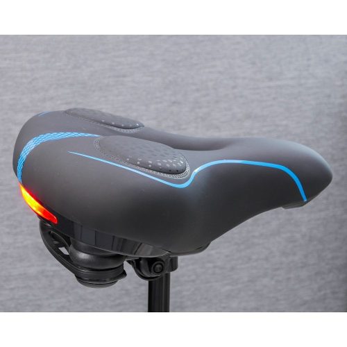 Kerékpár nyereg beépített LED lámpával FSBSD-232-1 fekete