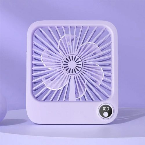 Asztali ventilátor állítható talppal W30 lila