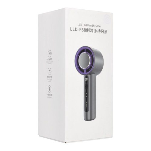 Hordozható ventilátor digitális kijelzővel LLD-F88 fehér