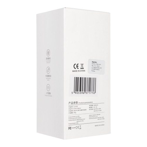 Hordozható ventilátor digitális kijelzővel LLD-F88 fehér