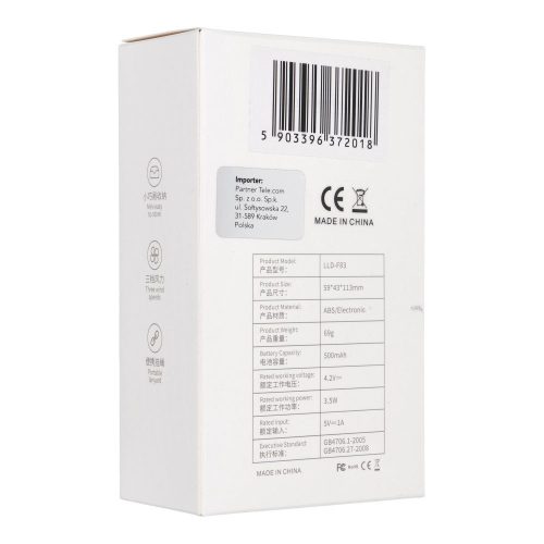 Hordozható ventilátor LLD-F83F rózsaszín