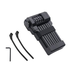   Kerékpár/robogó 4 számjegyű kombinációs mini vázzár FSBYL48532 fekete