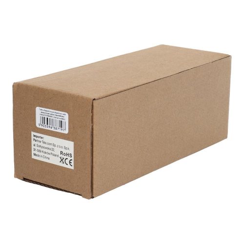 Tubus alakú papírzsebkendő-adagoló üvegtörési opcióval, fekete