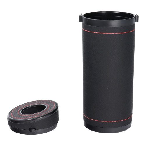 Tubus alakú papírzsebkendő-adagoló üvegtörési opcióval, fekete