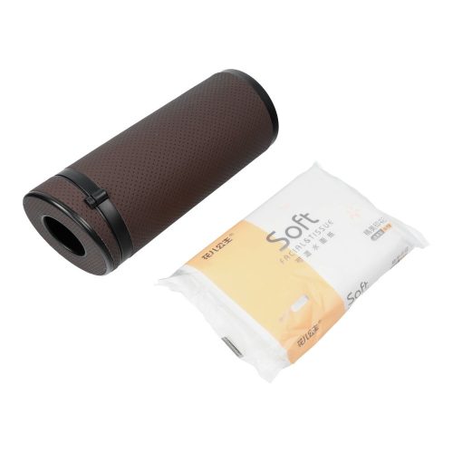 Tubus alakú papírzsebkendő-adagoló barna színben