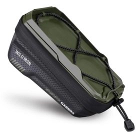   WILDMAN utazótáska kerékpárvázra cipzárral 1L (4"- 7") GX220X zöld